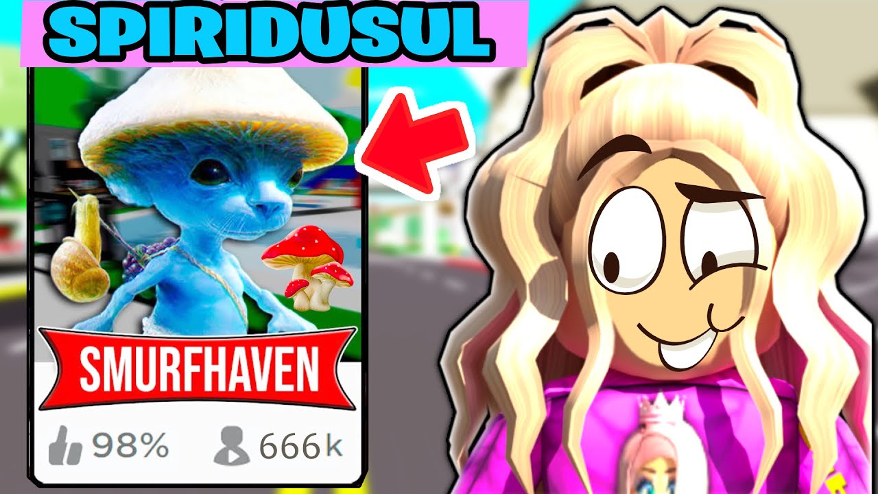 SPIRIDUSUL ALBASTRU pe BROOKHAVEN ROBLOX