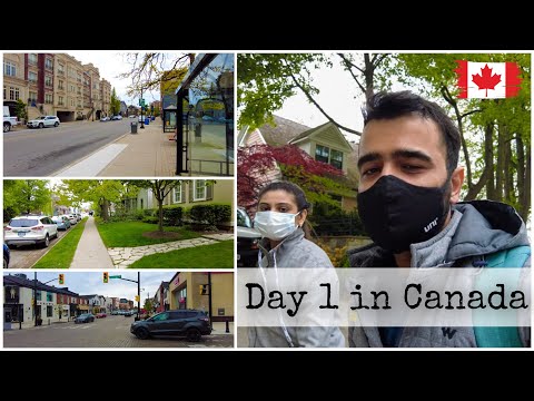 Our 1st Day as New Immigrants in Canada || Downtown Oakville || SIN, Health Card, Banks, Lakeshore