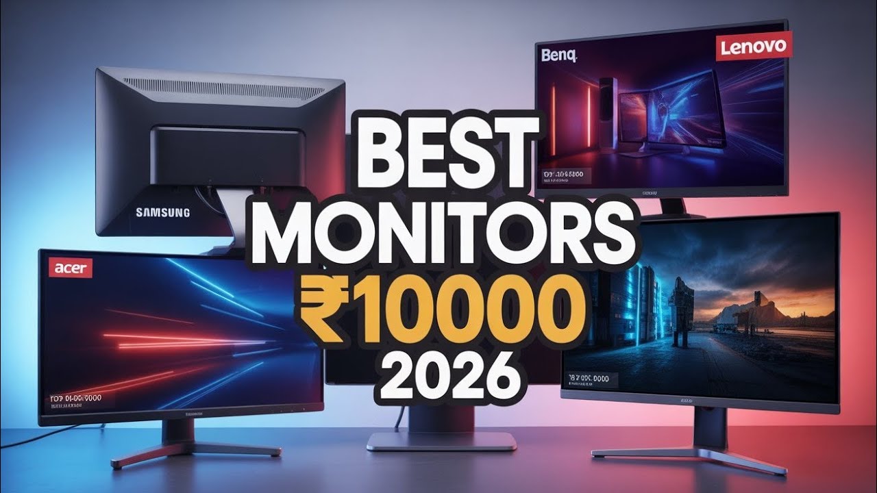 Top 5 Best Monitor Under ₹10000 in 2026🔥|| Best 27 Inch Monitor || Best Monitor Under 10000 