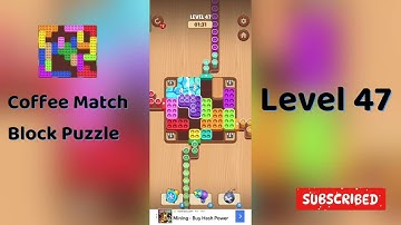 Coffee Match Block Puzzle Level 47 Walkthrough ☕🧩 | Step-by-Step Solution | Go Answer