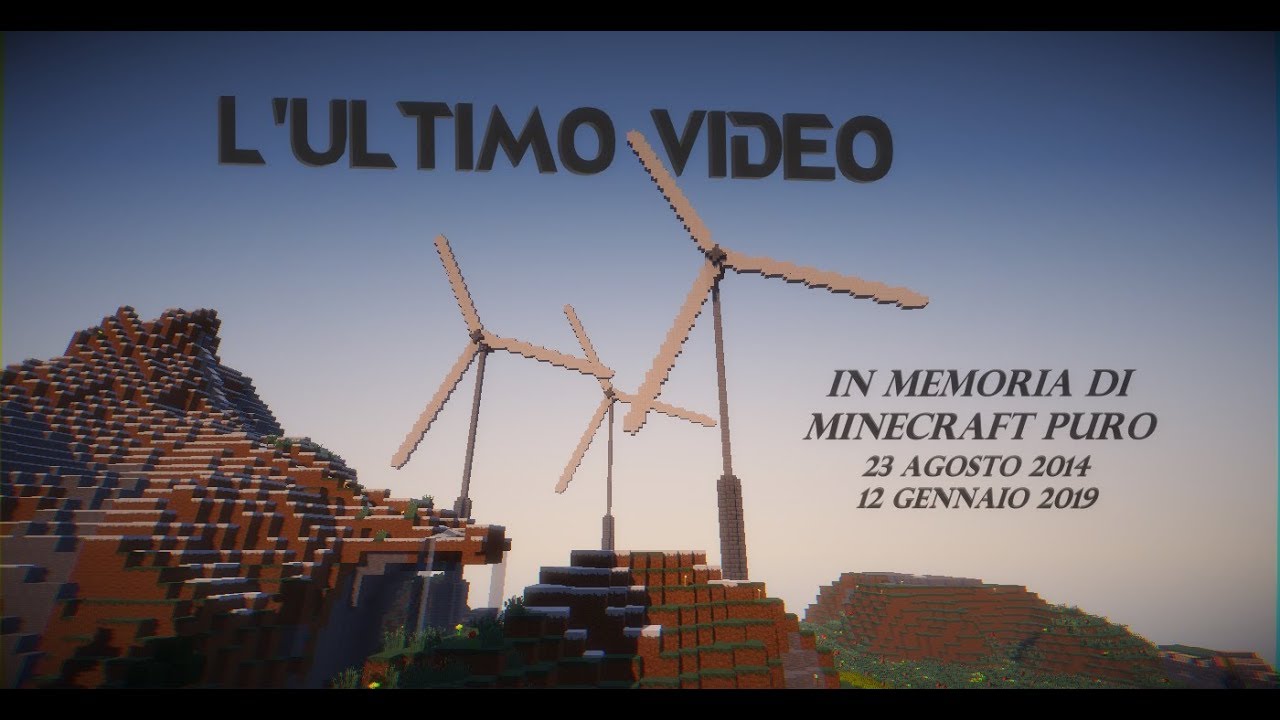 - In memoria di Minecraft Puro -