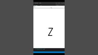 Z letter in python #shorts #python #computerscience #pythonprogramming#programming  #datascience