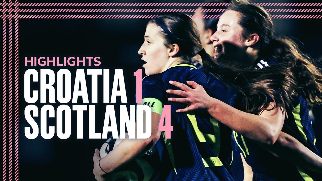 Croatia 1-4 Scotland Women's Under-19s | UEFA Women's EURO Qualifying | Highlights