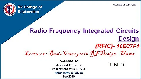 RFIC Unit 1 Lecture 1