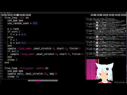 【sonic pi】 音楽欲があがってきたので音楽で遊ぶ