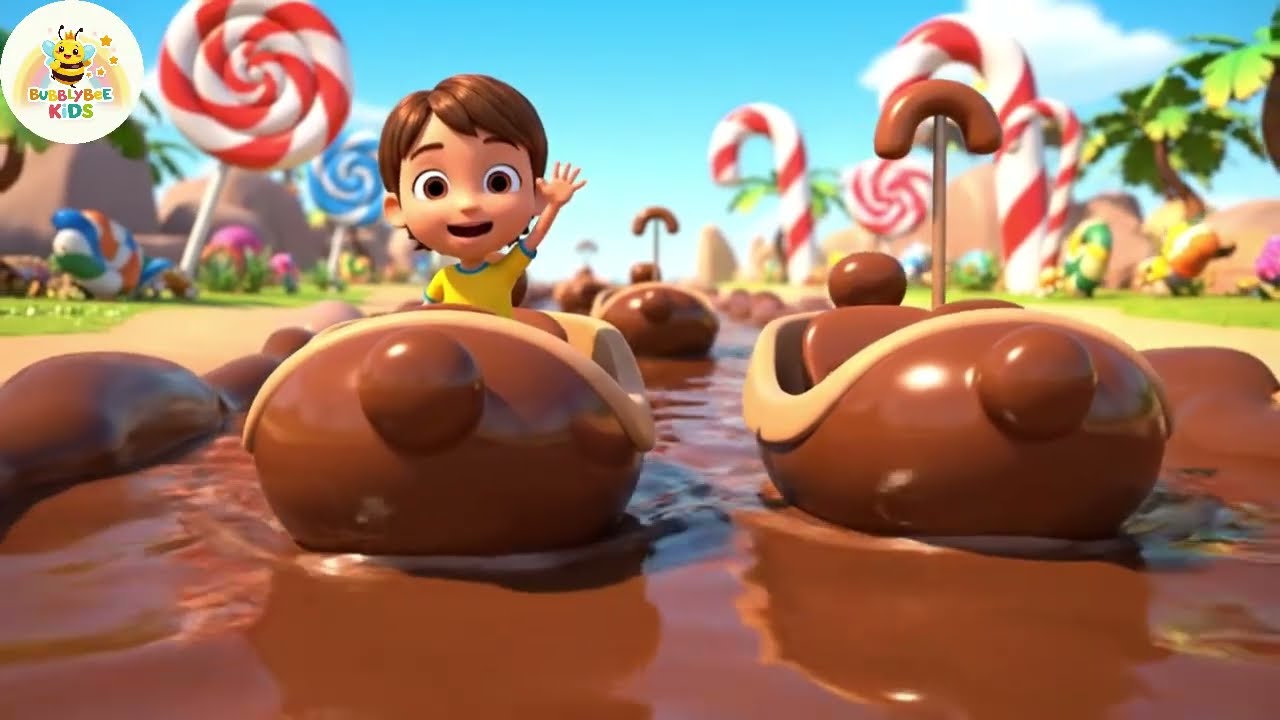 Chocolate River Ride | English Nursery Rhyme | Kids Songs | Baby Music