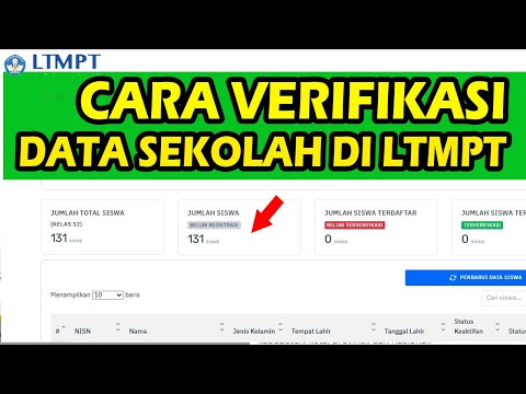 Cara Verifikasi Data Sekolah di LTMPT SNMPTN 2022