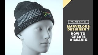 Marvelous Designer 7 - How To Create A Beanie