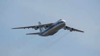 (4K)Testflug Antonov An-124 Volga-Dnepr Airlines RA-82044 Антонов Ан-124 Full Speed