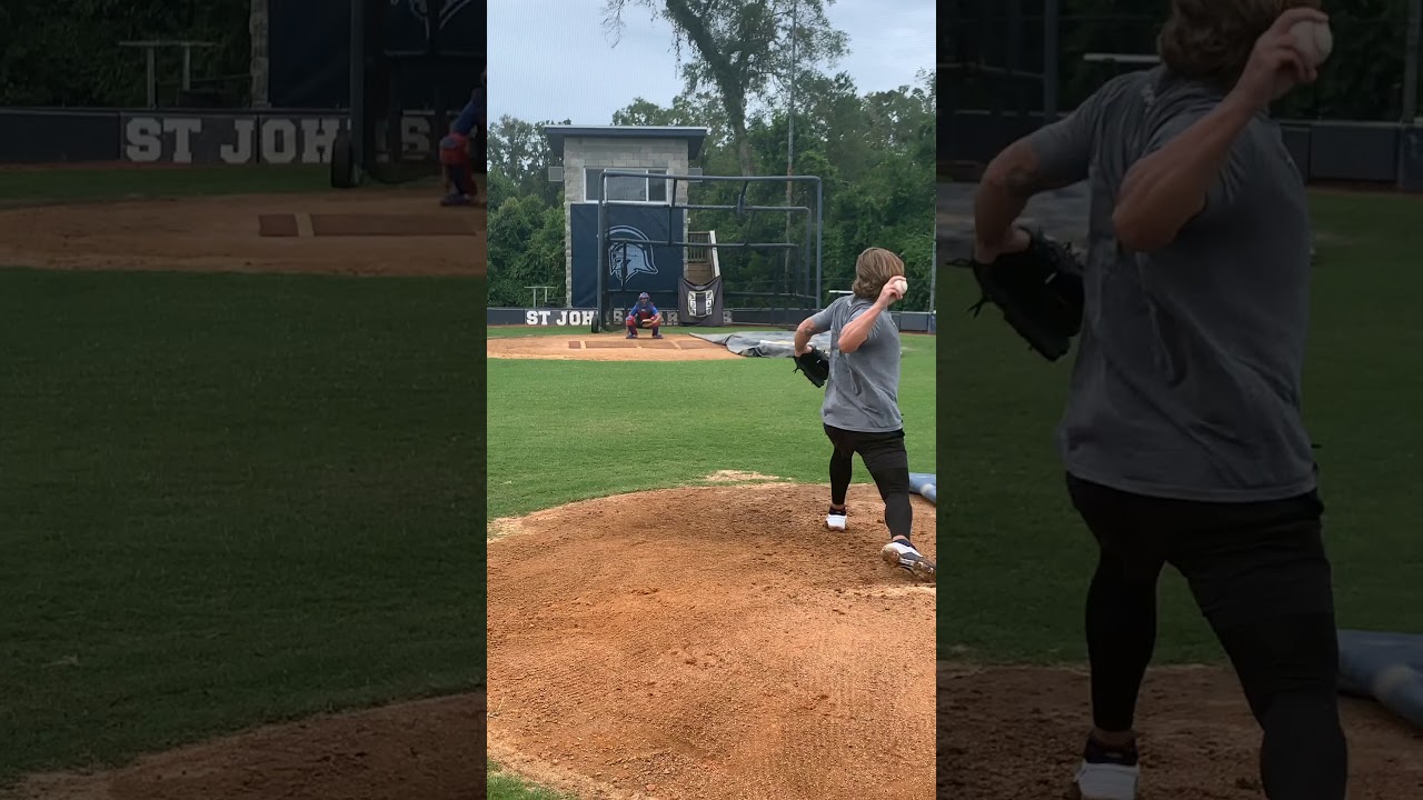 Catching MLB pitcher Stetson Allie 6/5/20 YouTube