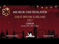 Discover the MICHELIN Guide 2021 selection in Great Britain and Ireland