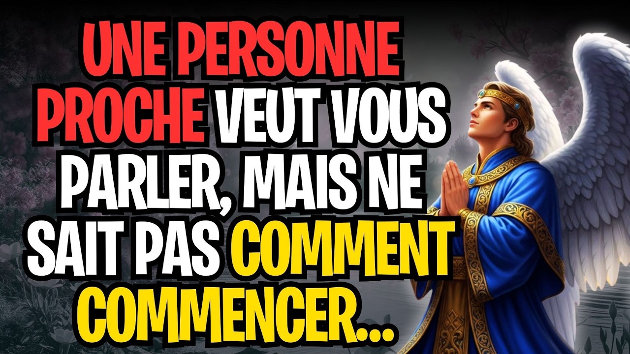 UNE PERSONNE PROCHE VEUT VOUS PARLER, MAIS NE SAIT PAS COMMENT COMMENCER…
