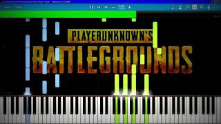 Video thumbnail of "Playerunknown's Battlegrounds Main Menu Theme | Synthesia Piano Tutorial"