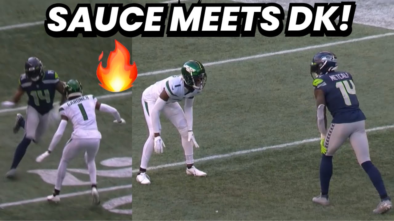 DK Metcalf Vs Sauce Gardner FULL MATCHUP! 🔥 (WR Vs CB) 2022 Jets Vs