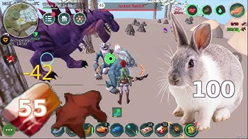 3D Game Utopia Origin: Hunt 100 Rabbit for Rare Meat Feed | Drop Rate