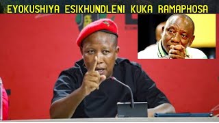 Ithuse iningi eyokusula kuka Ramaphosa esikhundleni sokuba umongameli icala le Phalaphala| Malema