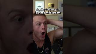 Famous Joe Bartolozzi gets banned mid stream Wealth