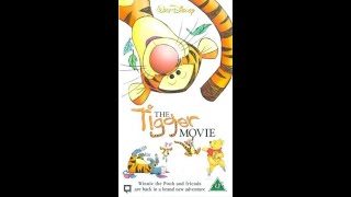 Opening To The Tigger Movie Uk Vhs 2000