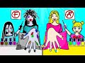 Paper Dolls Dress Up - Makeup and Nail Polishes Contest Dresses Handmade - Fairy Tales