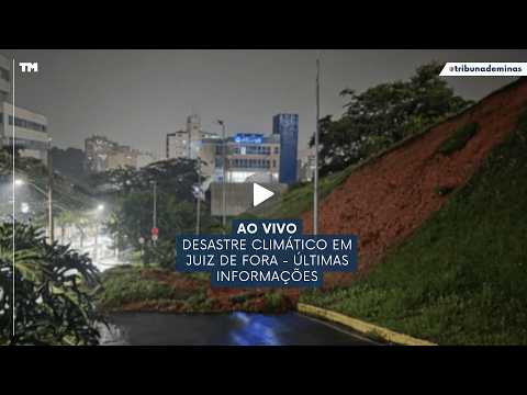 DESASTRE CLIMÁTICO em Juiz de Fora: Coletiva de imprensa corpo de bombeiros.