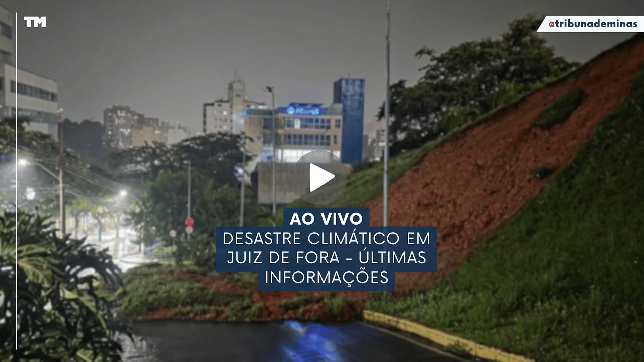 DESASTRE CLIMÁTICO em Juiz de Fora: Coletiva de imprensa corpo de bombeiros.