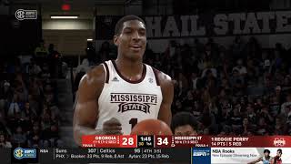 Reggie Perry #1 vs  Georgia 22 Pts 12 Rebs 6 Asts