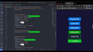 how to create buttons using CSS | HTML | Mg Coding Fun
