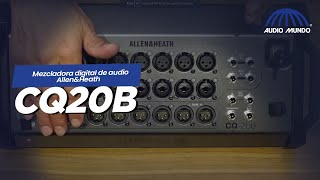 Mezcladora digital de audio marca Allen&Heath modelo CQ20B