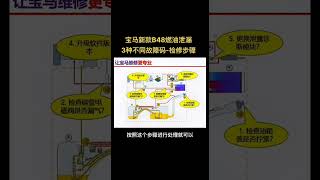 How to check fault code 190302 and 194801 on BMW B48 engine #bmw #fuelpump #module #mechanic