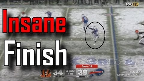 Josh Allen makes CLUTCH plays after Joe Burrow INTS | Cincinnati Bengals Vs Buffalo Bills