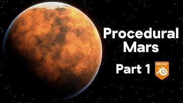 Procedural Mars Planet Material - Part 1 (Blender Tutorial)