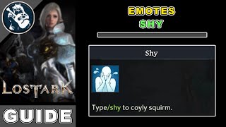 How to Get Shy Emote in Lost Ark | Emotes Location Guide