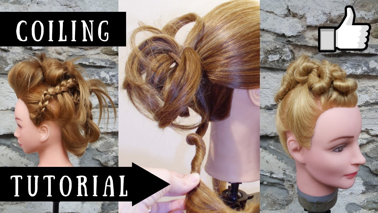 How to Coil & Braid in your updos! YouTube
