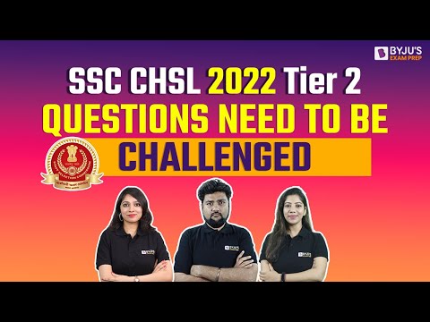 SSC CHSL Tier 2 Answer Key 2023 Wrong Question to Raise Objection | SSC CHSL Answer Key Solution