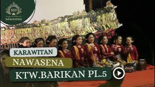 KETAWANG BARIKAN PL. 5 - Karawitan Sanggar Seni Nawasena