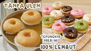 For Beginners!! No-Knead, No Mixer Machine, Not Tired ~  Very Soft Donut Recipe