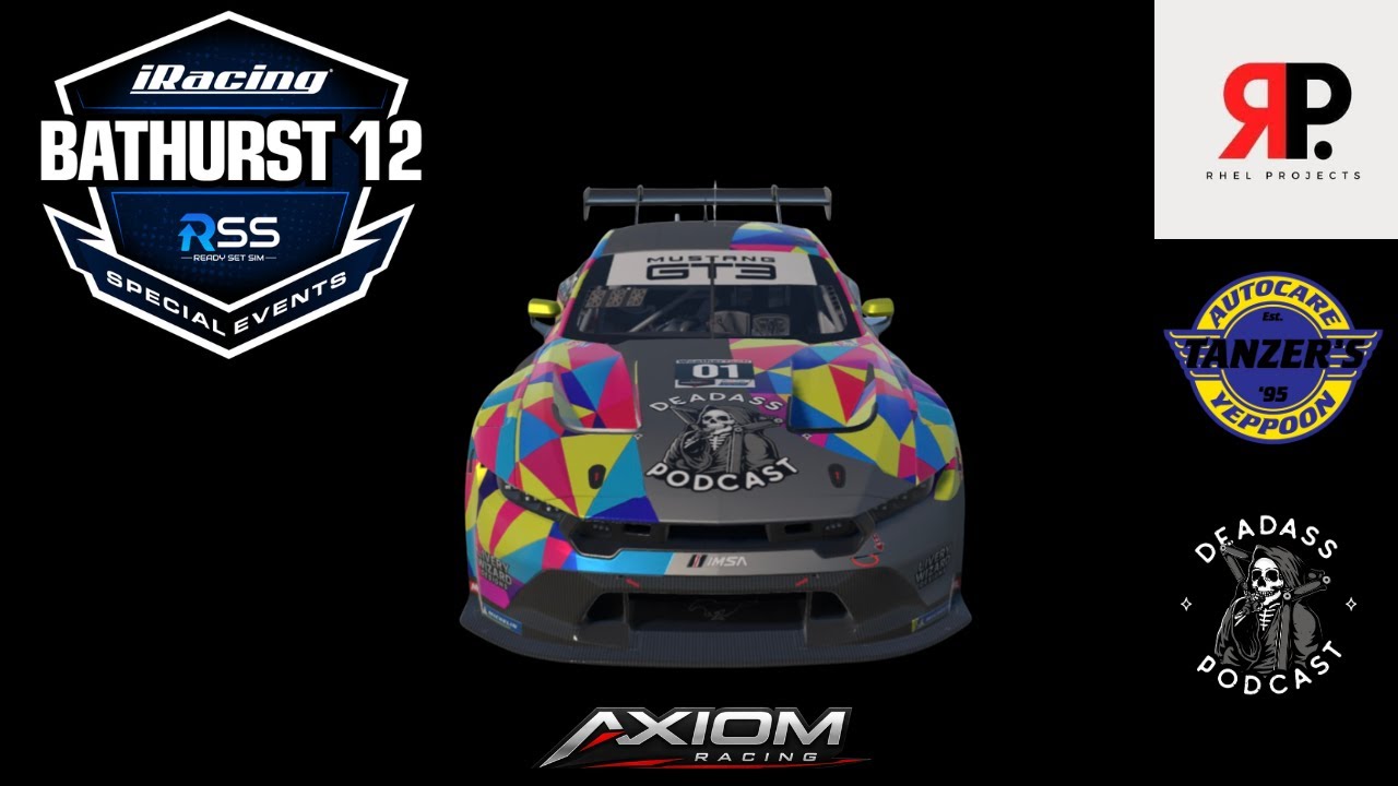 Axom Racing Iracing Bathurst 12 Hour Axiom Racing pt 2 - YouTube