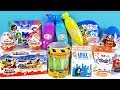 15 Киндер Сюрпризов,Unboxing Kinder Surprise BANANAS,Smashy Mashy,PJ Masks,Robocar Poli,Lost Kitties