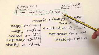 المشاعر في اللغة الانجليزية / emotions in English