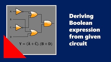 2.5 Deriving Boolean expression from given circuit