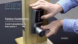 Simplex 1000 / L1000 Lock - How to Change the Combination