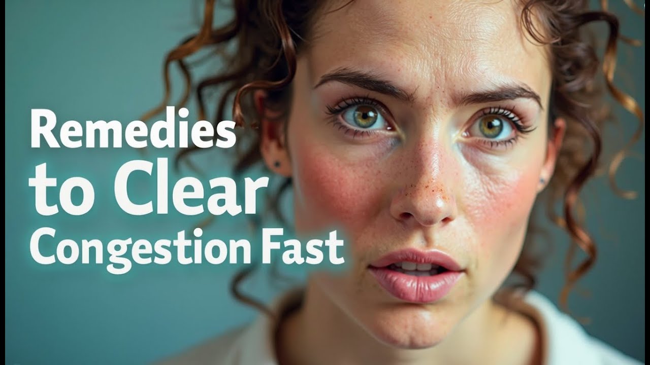 Powerful Home Remedies to Clear Congestion Fast | Natural Relief for Stuffy Nose & Chest