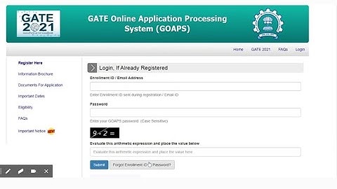 Gate 2021 | How to apply GATE online application| How to Register Gate 2021| Gate Notification