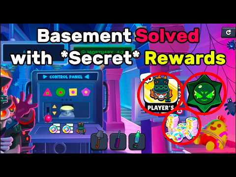 How to solve Basement puzzle day 5 + Hidden Rewards , #Findgus | Brawl stars