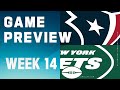 Houston Texans vs. New York Jets | 2023 Week 14 Game Preview