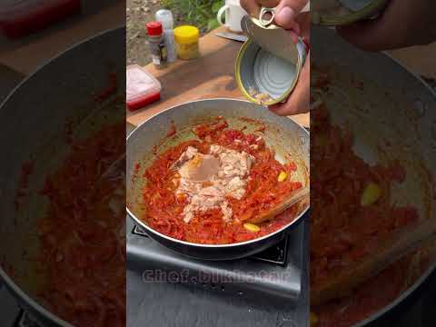 پلو مخلوط پلو تن ماهی 