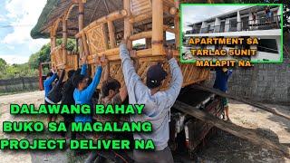 DALAWANG BAHAY KUBO SA MAGALANG PROJECT DELIVER NA (APARTMENT SA TALAC MALAPIT NA