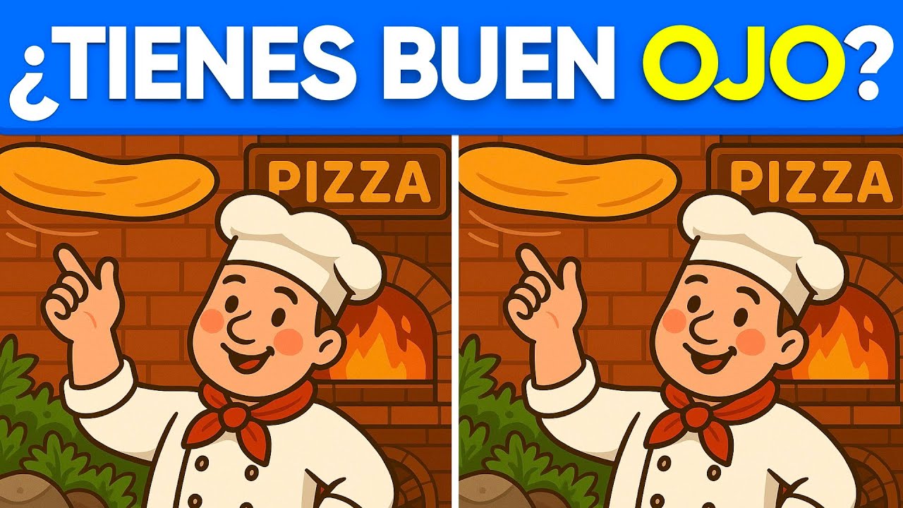 Encuentra las 3 Diferencias 👵🏻🍳 Ejercita Tu MENTE Adulto MAYOR 🧠 MENTAL QUIZ
