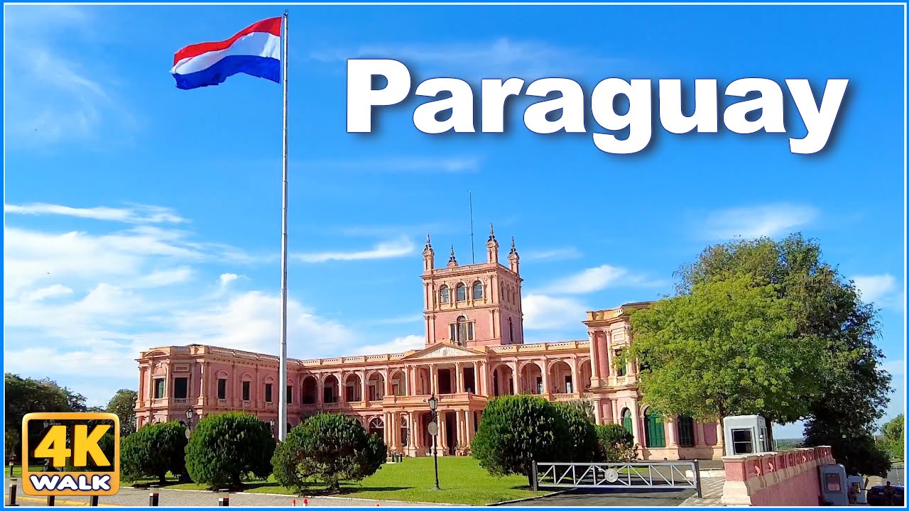 Walking Tour in the Historic Center of Asunción, Paraguay | 4K Walk Travel Vlog