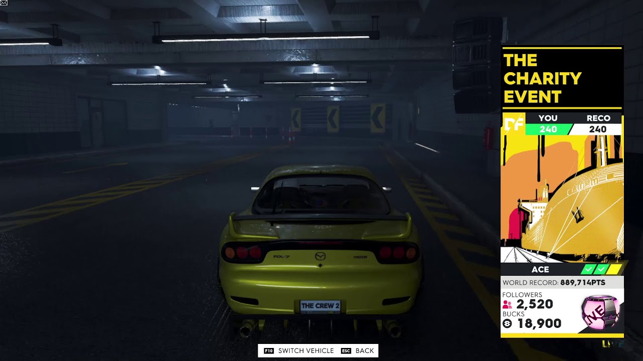 The Crew 2 The Charity Event DRIFT ACE LEVEL